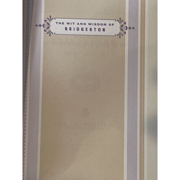 The Wit and Wisdom of Bridgerton Lady Whistledown Guide Julia Quinn Hardcover - Picture 4 of 6